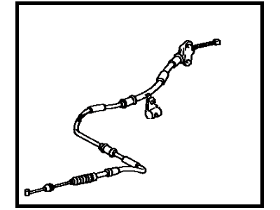 Toyota 46420-39025 Cable Assembly, Parking Brake