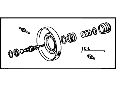 Toyota 04443-32110 Booster Overhaul Kit