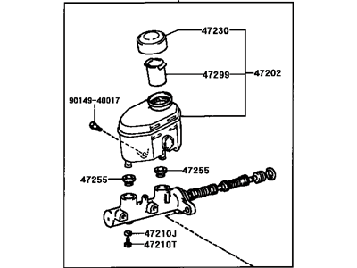 Toyota 47025-0C031 Master Cylinder