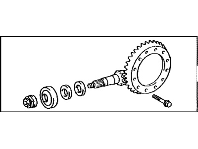 Toyota 41201-80142 Ring & Pinion