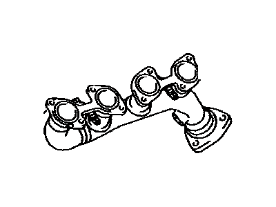 Toyota 17104-50150 Right Exhaust Manifold Sub-Assembly