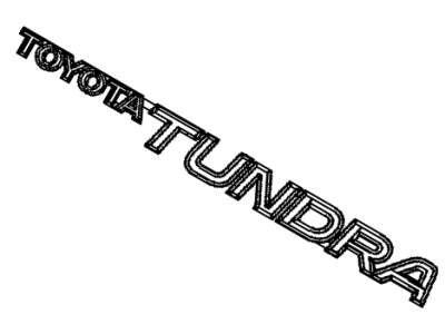 Toyota 75471-0C030 Nameplate