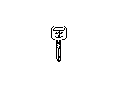 Toyota 90999-00186 Key, Blank