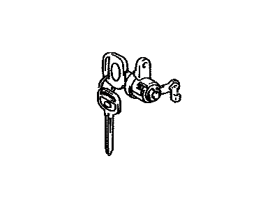 Toyota 69051-34030 Cylinder & Keys