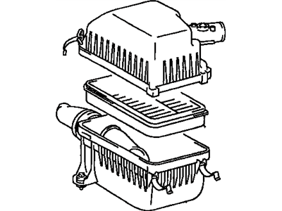 Toyota 17700-0C150 Cleaner Assy, Air