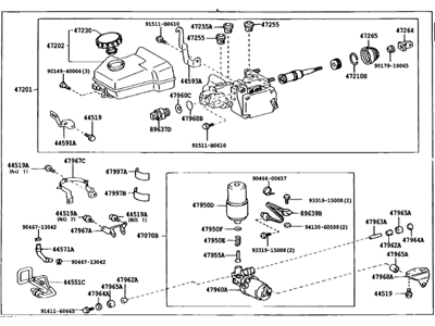 Toyota 47050-0C020 Booster Assembly