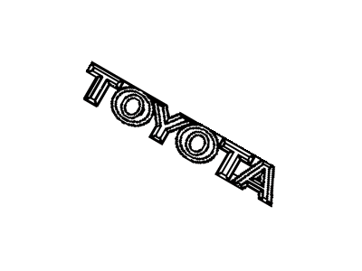 Toyota 75474-0C010 Nameplate
