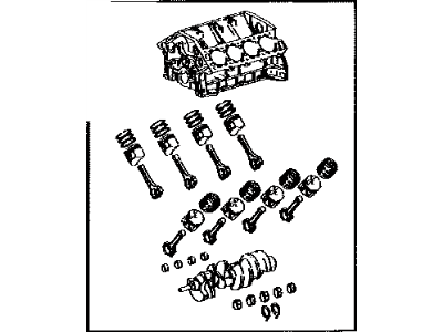 Toyota 11400-50121 Short Block