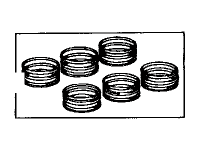 Toyota 13011-0F021 Ring Set, Piston