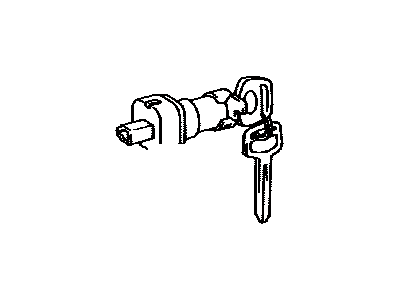 Toyota 69006-34010 Cylinder & Key Set, Air Bag Cut Off Switch