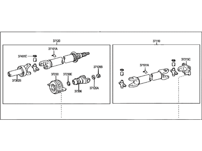 Toyota 37100-0C080 Drive Shaft