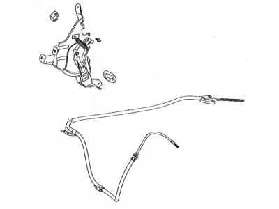Toyota 46200-04010 Parking Brake Control