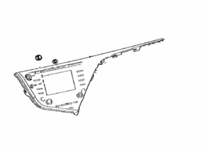 Toyota 86140-06870 Dash Control Unit