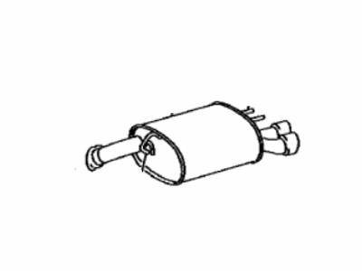 Toyota 17440-0P141 Muffler