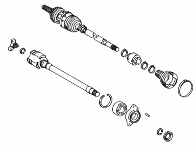 Toyota 43410-07081 Axle Assembly