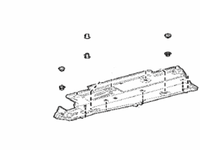 Toyota 58165-07020 Under Cover