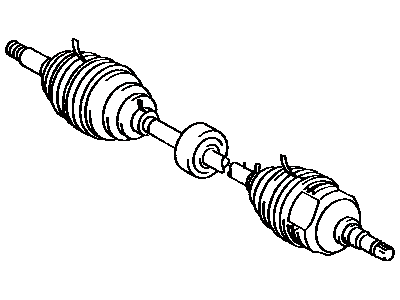 Toyota 43410-12251 Shaft Assembly, Front Drive, Right