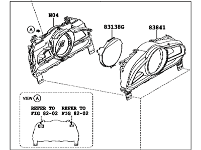 Toyota 83800-WB042 Instrument Cluster