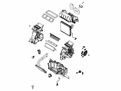 Toyota 87010-WB004 AC & Heater Assembly