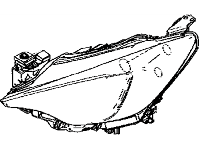 Toyota 81130-WB001 Composite Headlamp