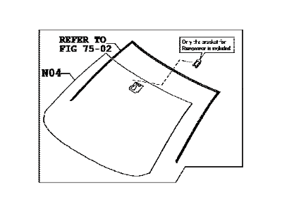 Toyota 56101-WB002 Glass Sub-Assembly, Wind