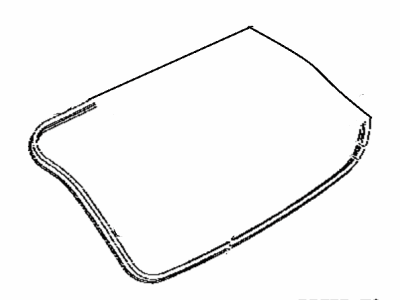 Toyota 64461-WB002 Weatherstrip