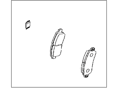 Toyota 04465-WB001 Front Pads