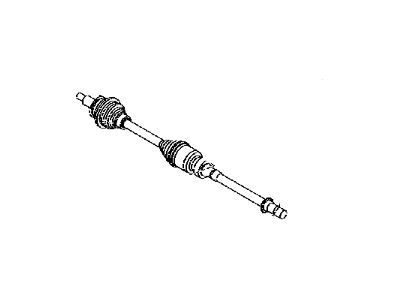 Toyota 43410-WB001 Shaft Assembly, Front Drive, Right