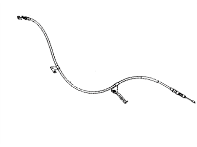 Toyota 46420-WB001 Intermediate Cable
