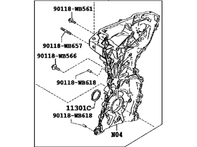 Toyota 11310-WB001 Front Cover