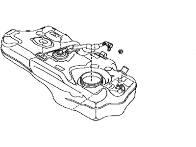 Toyota 77001-WB001 Tank Sub-Assembly, Fuel