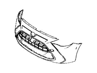 Toyota 52119-WB005 Bumper Cover