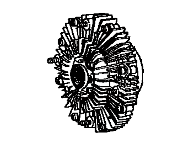 Toyota 16210-45100 Coupling Assembly, Fluid