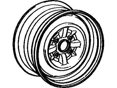 Toyota 42611-14400 Wheel, Disc