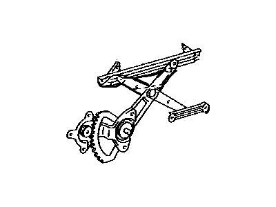 Toyota 69803-08010 Window Regulator