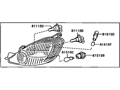 Toyota 81110-AE010 Composite Assembly