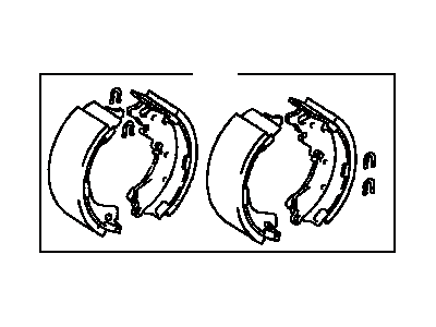 Toyota 04495-08030 Brake Shoes
