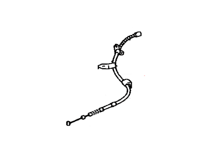Toyota 46420-08020 Rear Cable