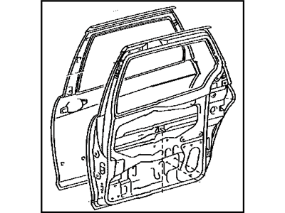 Toyota 67003-08073 Panel Sub-Assy, Rear Door, RH