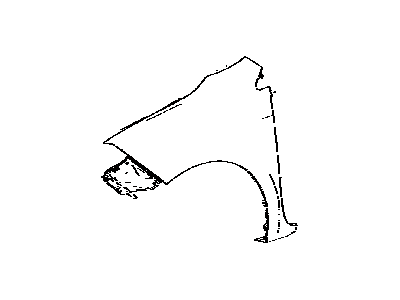 Toyota 53802-02170 Fender