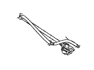 Toyota 73210-47122-B1 Belt & Retractor