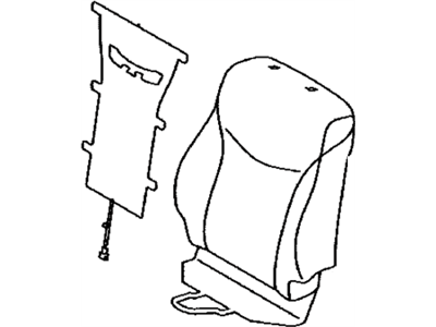 Toyota 71073-47380-B2 Seat Back Cover