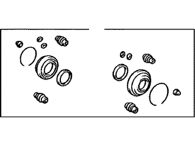 Toyota 04479-20330 Cylinder Kit, Disc Brake, Front