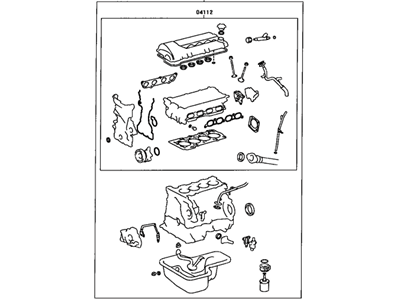 Toyota 04111-22201 Overhaul Gasket Set