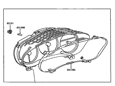 Toyota 83800-2B100 Meter Assembly, Combination