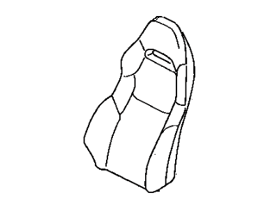 Toyota 71073-2H250-C1 Front Seat Back Cover, Left(For Separate Type)