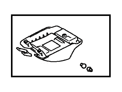 Toyota 81260-35030-B0 Lamp Assembly, Map