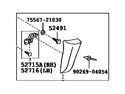Toyota 52102-35901 Flare