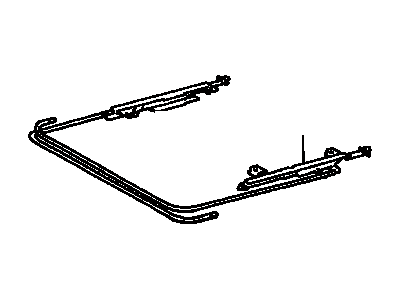 Toyota 63223-20010 Cable, Sliding Roof Drive, RH