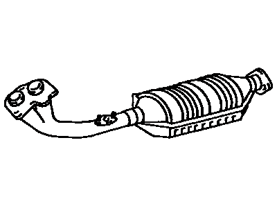 Toyota 17410-62130 Converter & Pipe